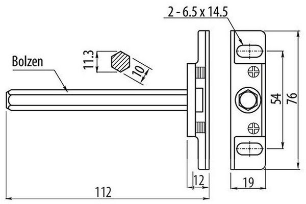 SO-TECH® Wandregalhalter 1 Stück Regalbodenträger Smart Tablarträger, 1-tlg, Bodenträger (verdeckte Montage)