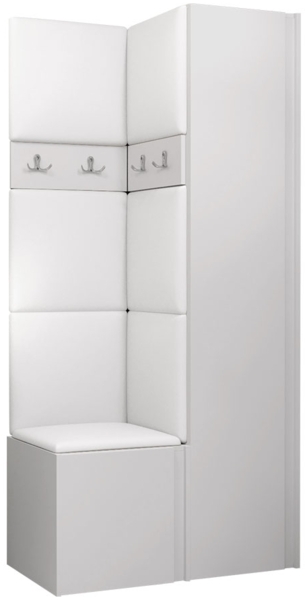 Garderoben-Set Monati XXIV (Farbe: Weiß, Soft 017)