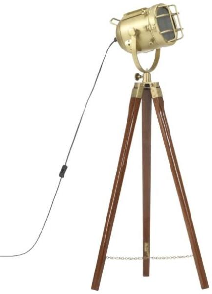 vidaXL Stehleuchte Dreibein Massivholz Mango 97 cm 286109