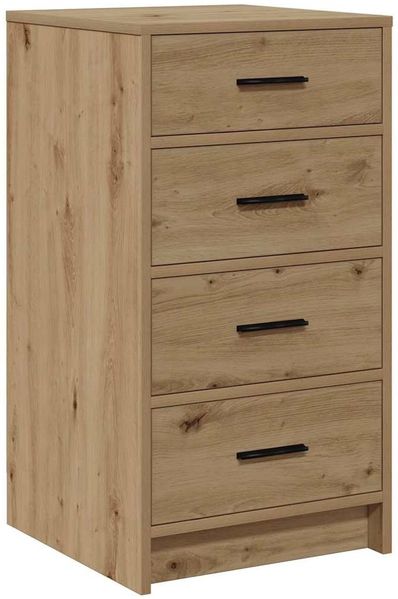 vidaXL Schminktisch mit Schubladen 3 pcs Artisan-Eiche Holzwerkstoff 3334217 Bild 7