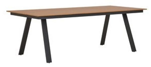ebuy24 Gartentisch Toronto Gartentisch 100x220cm Natur, schwarz. Bild 6