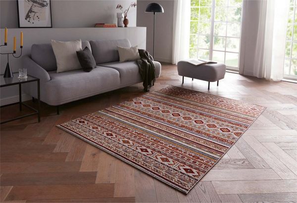 TaraCarpet Teppich Moderner Orientteppich New Oriental Karatschi, rechteckig, Höhe: 9 mm, Wohnzimmer, Schlafzimmer, Esszimmer, Karatschi multi 140x200