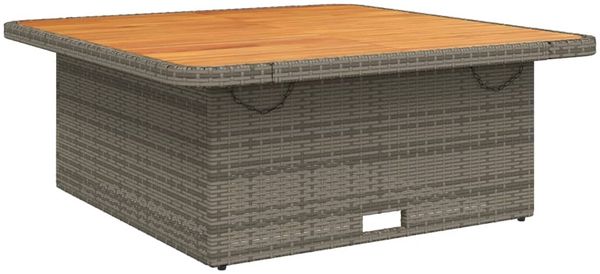 vidaXL 3-tlg. Garten-Sofagarnitur mit Kissen Grau Poly Rattan 3262588 Bild 5