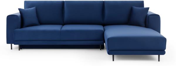 ELTAP 'Dalia' Ecksofa, Royalblau, 95 x 190 x 289 cm, Rechts