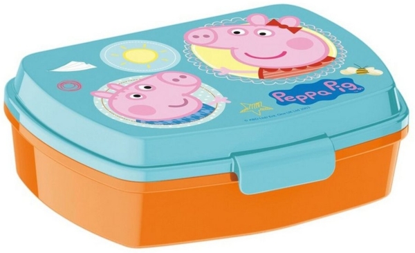 Peppa Pig Kinder Brotdose – Lunchbox Pausenbox Schulbrotbox