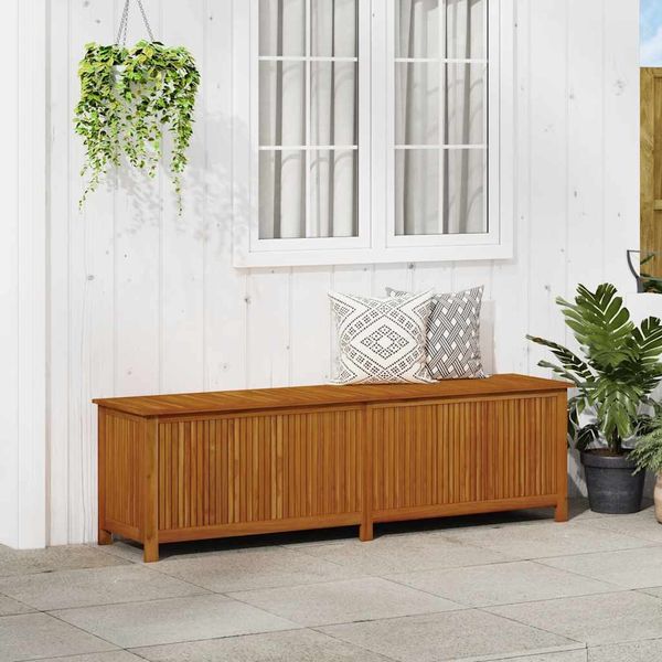 vidaXL Garten-Aufbewahrungsbox 200x50x58 cm Massivholz Akazie 316500