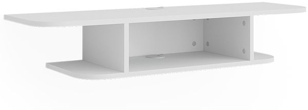 Tv-Schrank Lorio Weiß 105 x 18.2 cm offene Fächer Vicco