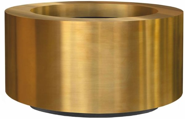 Casa Padrino Luxus Blumentopf Gold Ø 110 cm - Runder Messing Pflanzentopf