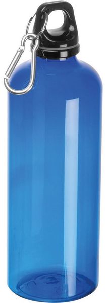 Macma Trinkflasche Sporttrinkflasche mit Karabinerhaken / 600ml / Farbe: blau