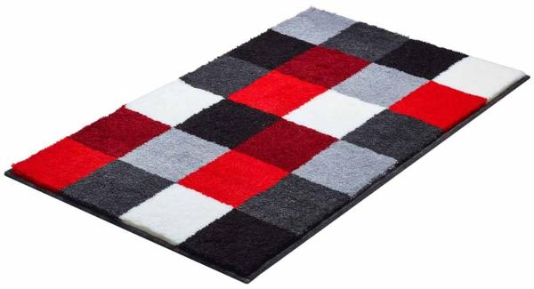 GRUND BONA Badematte 70 x 120 cm Rubinrot