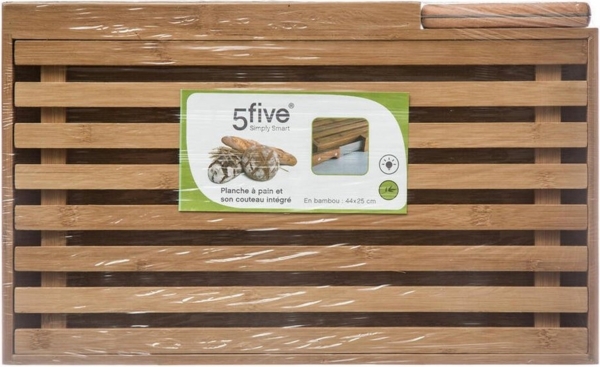Brotschneidebrett mit Rillen für Krümel+Messer im Lieferumfang enthalten Bild 3