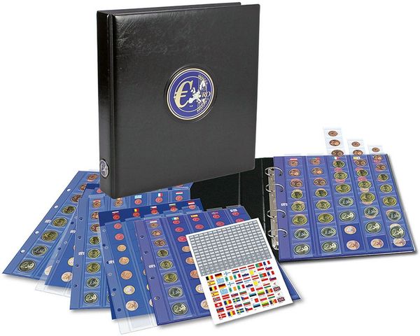 Safe-Album Münzetui Premium Münzalbum für €-Sätze: 7340 mit 5 Blättern