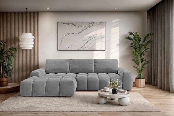 OTTO home Ecksofa AZITA L-Form, 270 cm - OTTO. Verlässliche Qualität, wahlweise als Schlafsofa m. Bettkasten, Bubble-Optik