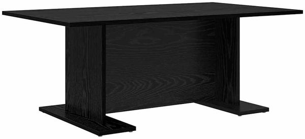 vidaXL Couchtisch Schwarz Eichen-Optik 103.5 x 60 x 40 cm 875154 Bild 2
