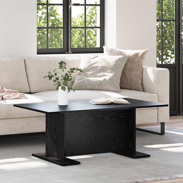 vidaXL Couchtisch Schwarz Eichen-Optik 103.5 x 60 x 40 cm 875154