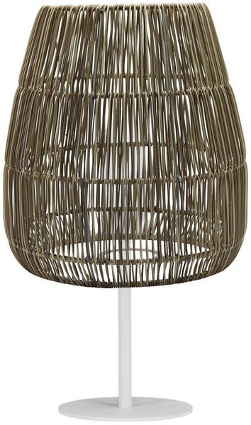 PR Home 1215008-6838 Agnar Outdoor Tischleuchte IP44 weiß natur 71cm