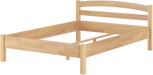 Überlanges Doppelbett Echtholzbett Buche 140x220 Holzbett Zubehör wählbar V-60.73-14-220ohne Zubehör Bild 3