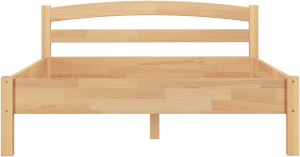 Überlanges Doppelbett Echtholzbett Buche 140x220 Holzbett Zubehör wählbar V-60.73-14-220ohne Zubehör Bild 5