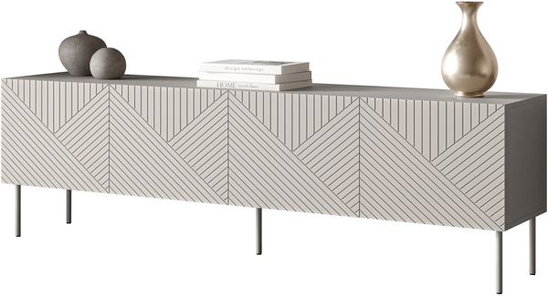 TV-Lowboard Aropo 3D 150 (Farbe: Cashmere)