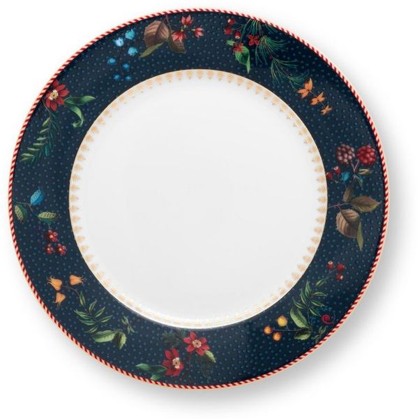 PiP Studio Frühstücksteller Berry Blues Frühstücksteller blau 21cm