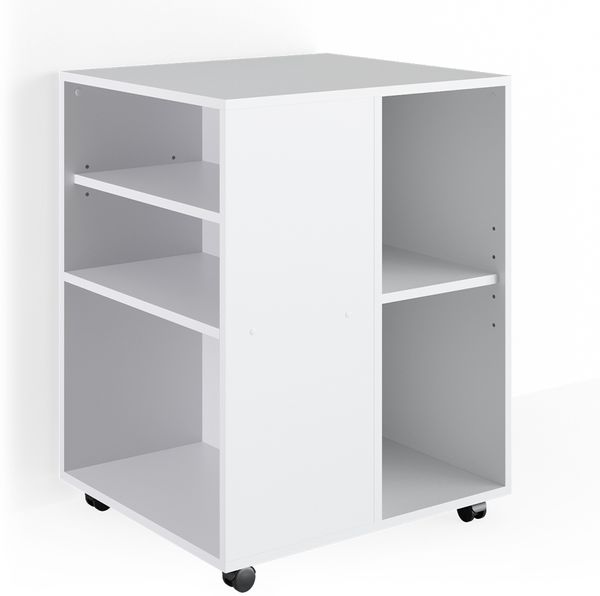 Rollcontainer Weiß 59.4 x 52.6 cm Vicco