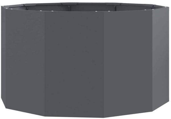 vidaXL Pflanzkübel Anthrazit 90 x 90 x 50 cm Stahl 883754