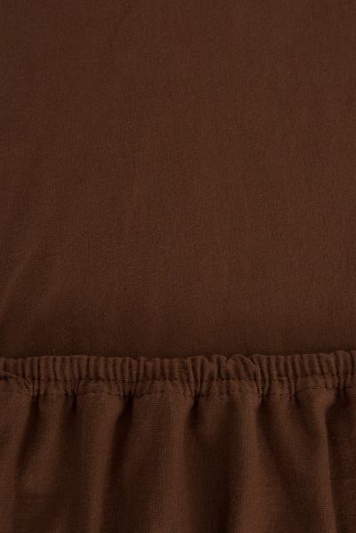 r-up Beste Spannbettlaken 180x200-200x220 bis 35cm Höhe braun 95% Baumwolle / 5% Elastan 230g/m² Bild 3