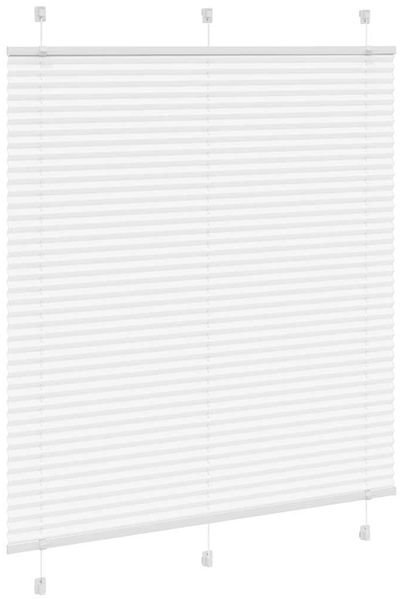 vidaXL Plissee Weiß 120x150 cm Stoffbreite 119,4 cm Polyester 4015504 Bild 3