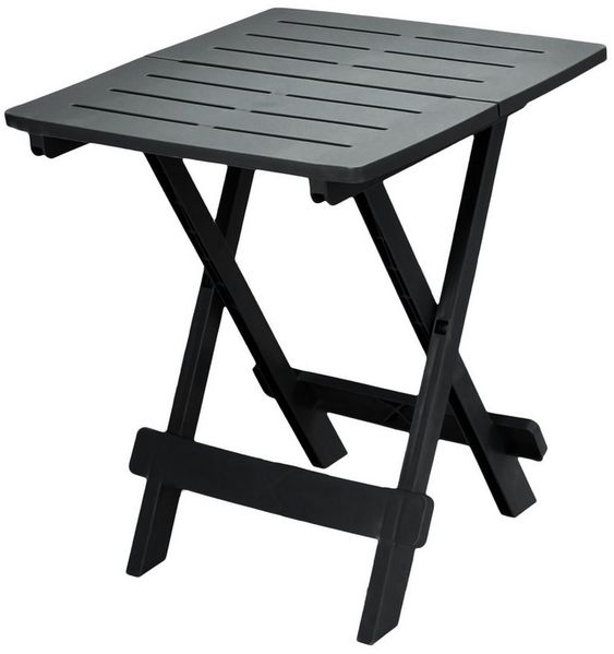 Spetebo Gartentisch Klapptisch Tevere - 72 cm (Stück, 1-St, Gartentisch), Kunststoff Garten Beistelltisch