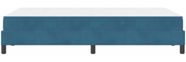 vidaXL Boxspringbett mit Matratze Dunkelblau 120 x 190 cm Stoff 3398681 Bild 8