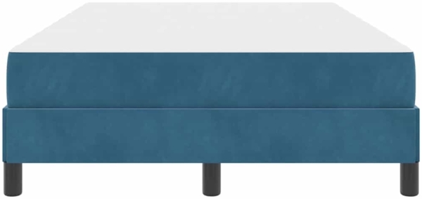 vidaXL Boxspringbett mit Matratze Dunkelblau 120 x 190 cm Stoff 3398681 Bild 5