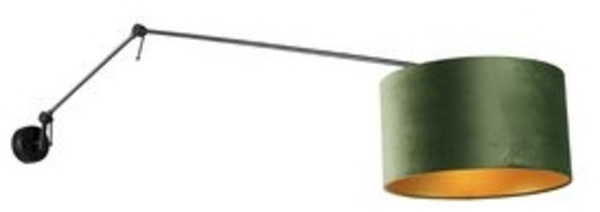 Qazqa Wandleuchte Blitz, ohne Leuchtmittel, E27, Grün, Modern, Stahl, 1-flammig Bild 6