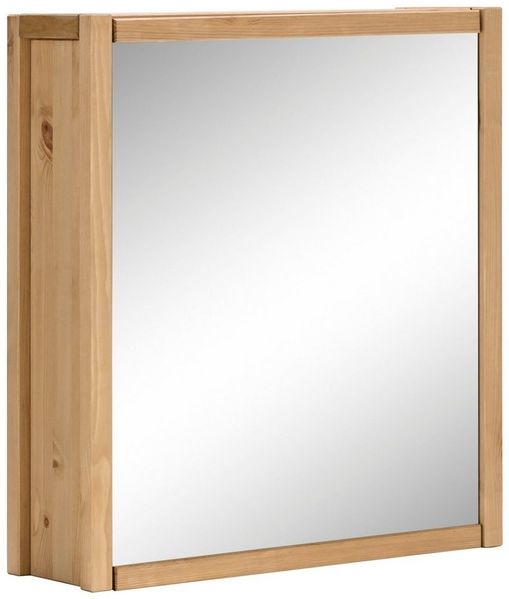 Home affaire Spiegelschrank Tina Badmöbel, Spiegel, Breite 61,5 cm, Massivholz