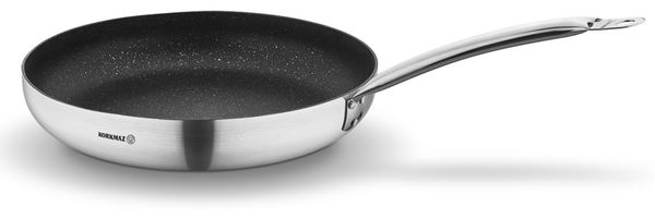 Korkmaz Proline Gastro Edelstahlpfanne 36 cm - Antihaft & induktionsgeeignet Bild 3