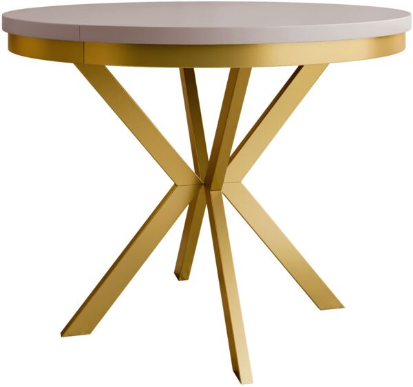 Esstisch Ewagio Gold 100 (Farbe: Gold / Cashmere)