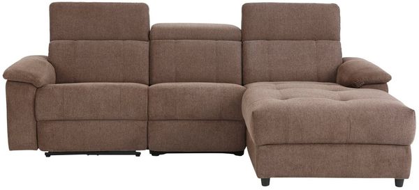 Home affaire Ecksofa Binado, L-Form, mit manueller oder elektrischer Relaxfunktion mit USB-Anschluss