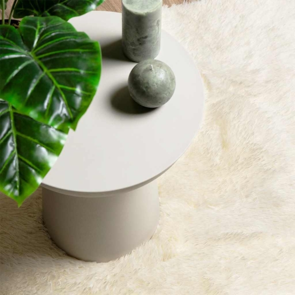 vidaXL Teppich Shaggy Hochflor NAVARRA Creme 200x290 cm Polyester 4102847 Bild 7