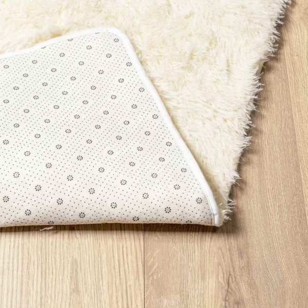 vidaXL Teppich Shaggy Hochflor NAVARRA Creme 200x290 cm Polyester 4102847 Bild 5