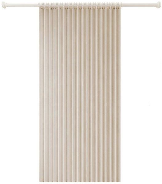 Agger Duschvorhang Wasserdichter Magnet-Falt-Duschvorhang, Verdickter Leinenoptik-Vorhang Breite 150 cm (1-tlg), Ideal für Badezimmer, Türrahmen, Schlafzimmer und als Raumteiler