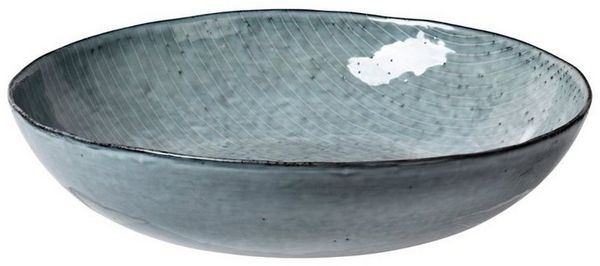 Broste Copenhagen Salatschüssel NORDIC SEA Salatschale 34,5 cm, Steinzeug, (Salatschalen), Nordic Sea Salat Schale