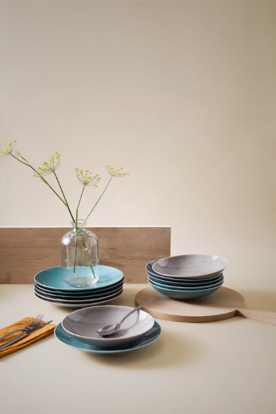 Thomas Loft by Rosenthal Speiseteller, Teller, Porzellan, Ice Blue, 28 cm, 11900-401918-10229 Bild 5