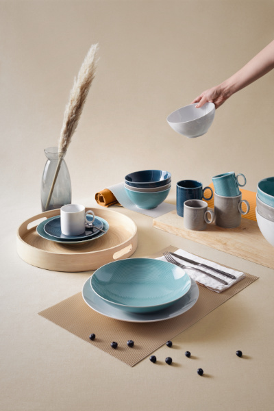 Thomas Loft by Rosenthal Speiseteller, Teller, Porzellan, Ice Blue, 28 cm, 11900-401918-10229 Bild 3