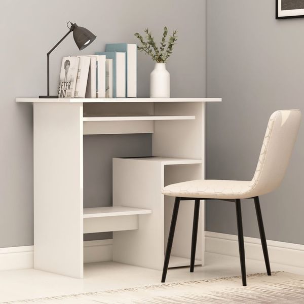 vidaXL Schreibtisch Weiß 80x45x74 cm Holzwerkstoff 801364