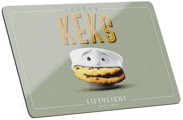 FIFTYEIGHT PRODUCTS Brotschneidebrett Frühstücksbrettchen Lecker Keks Bild 3