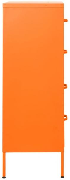 vidaXL Kommode Orange 80x35x101,5 cm Stahl 336201 Bild 4