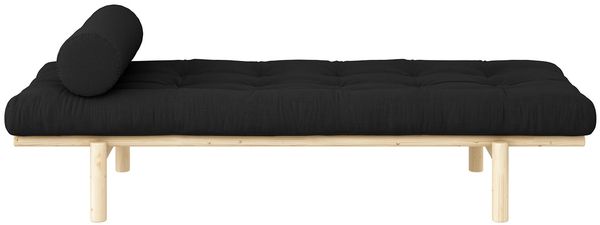 Karup Design Futonsofa Next Daybed Cord , Gestell Natur, Matratze Charcoal