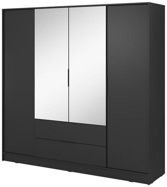 Compleo Drehtürenschrank mit 2 Schubladen KALS Designer Schrank geräumig