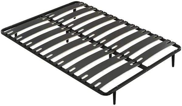 Vente-unique - MONTIANO Lattenrost und Bettrahmen MetallMetall Schwarz - B 3 cm138 cm x H 25 cm5 cm x L 12 cm188 cm