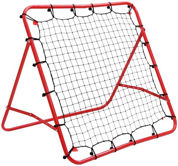 vidaXL Verstellbarer Fußball Kickback Rebounder 100x100 cm 90685
