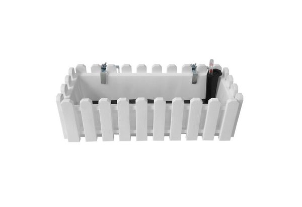 HTI-Living Blumenkasten Pflanzgefäß mit Wasserspeicher 50 cm Nessa (Stück, 1 St, 1 Blumenkasten), Blumenkasten mit Wasserstandsanzeige